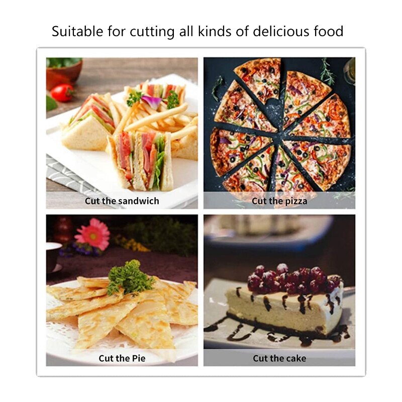 Pizza Cutter,Bicycle Pizza Cutter,Pizza Slicer Dual Wheel,Sharp Blades Slicer for Pizza Lovers - Stainless Steel,Gold