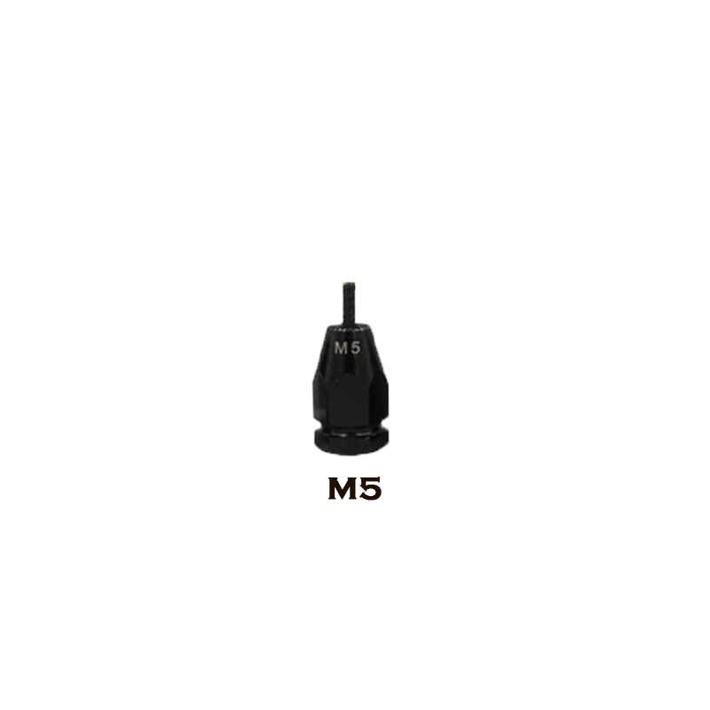 Hand Rivet Nut Head Nuts Easy Installation Riveter Tool Tip Mandrel Head Replacements M4 M5 M6 M8 M10 M12 Threaded Riveter Nut: M5