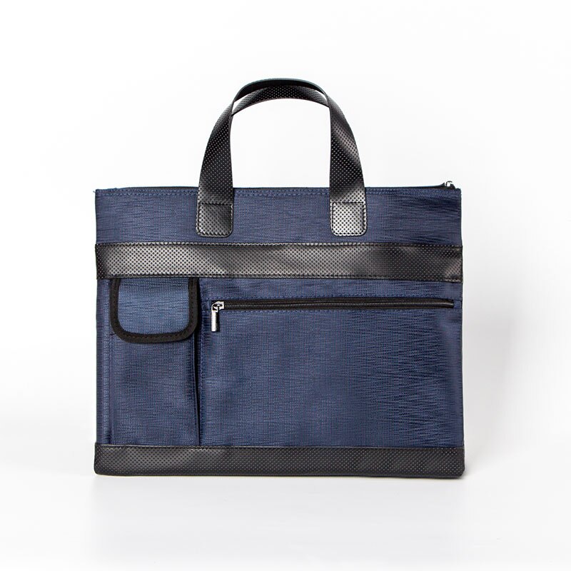 Canvas A4 Office File Bags Are Waterproof High-capacity Multi-storey Storage Handbags: Default Title