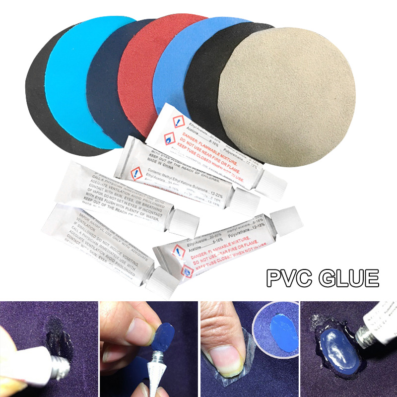 Newly 10PCS PVC Glue for Air Mattress Inflating Air Bed Boat Sofa Repair Kit Patches Glue BN99: Default Title