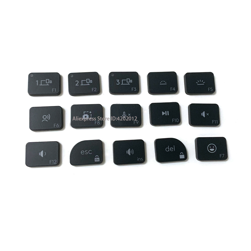 Replacement Keyboard Laptop KEY & Clips For Logitech Craft MX Keys Mini GreyBlack F1 F2 F3 F4 F5 F6 F7 F8 Cap Keycap And Hinge