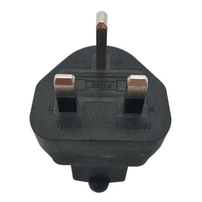 UK, UAE, Hong Kong BS-1363 Travel Power Plug Adapter Accepts NEMA 5-15R (IG-7)
