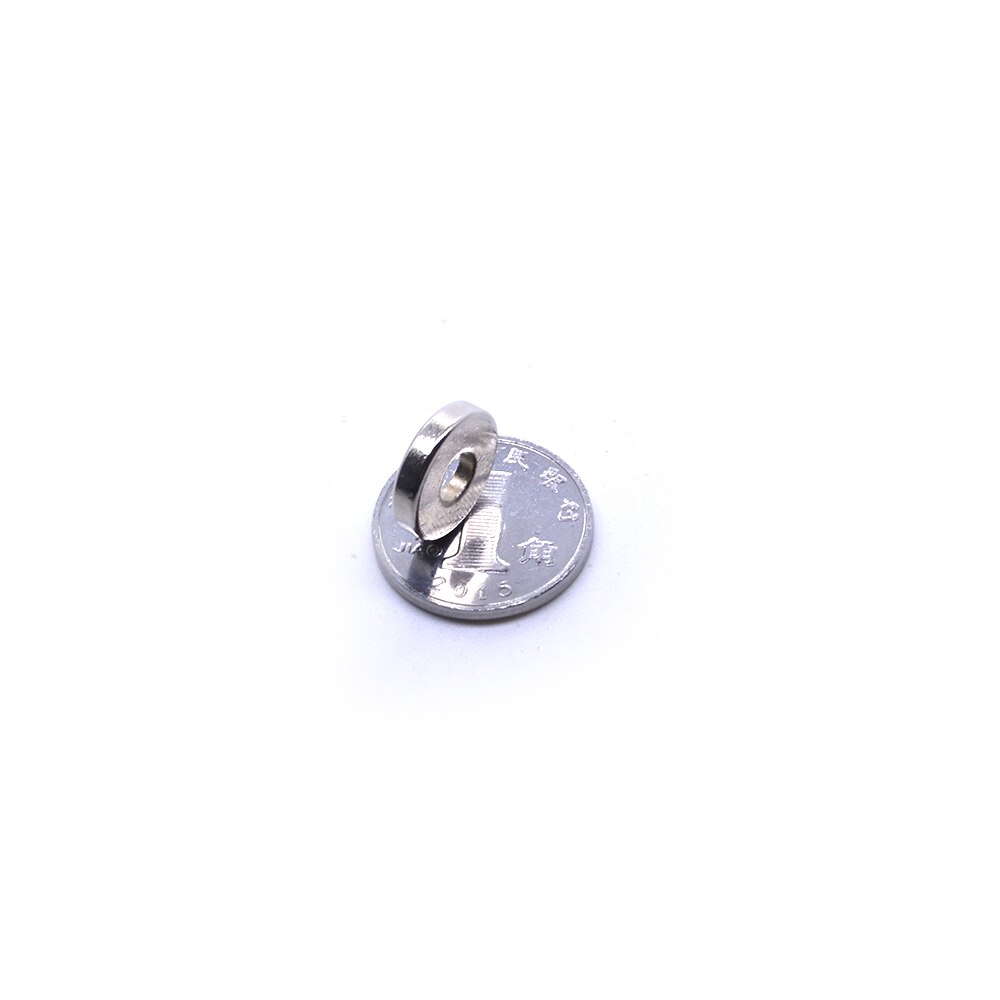 100 stuks supersterke ronde neodymium verzonken ringmagneten