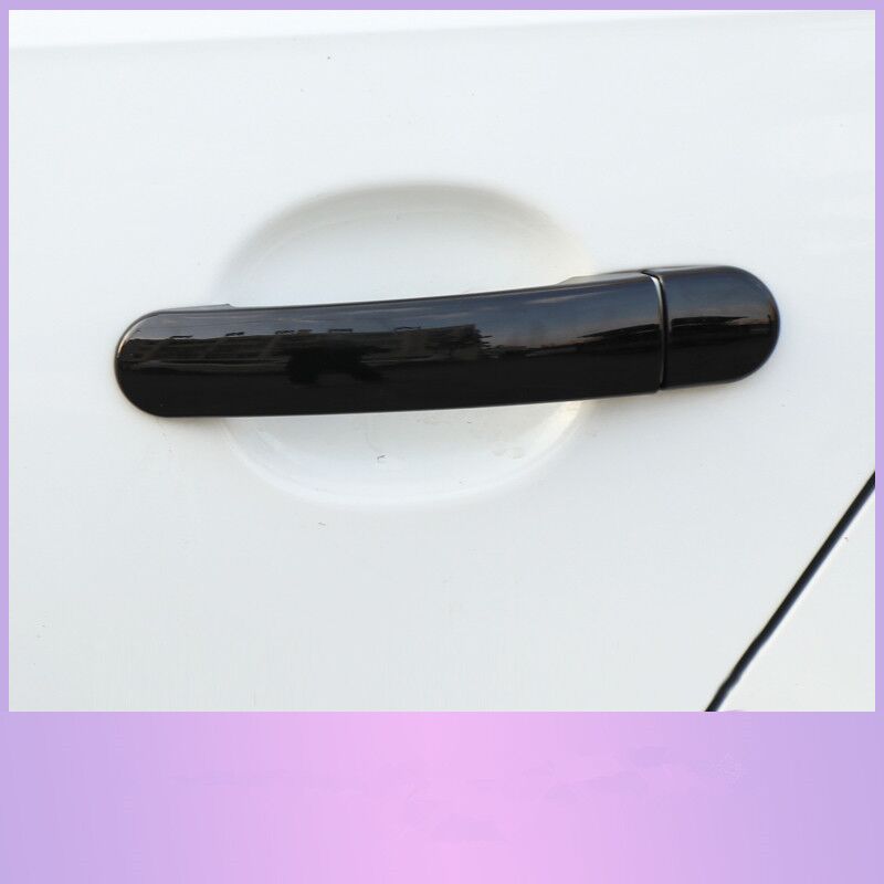 Para VW Golf 5 MK5 Volkswagen Golf V Rabbit 1K 2004 negro brillante cromado cubiertas de manija de puerta de coche accesorios pegatinas de estilo