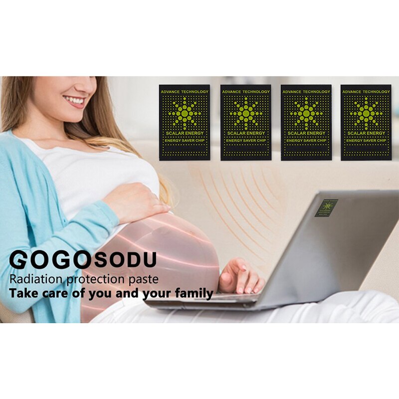 1/6/10 Pcs Radiation Shield Cell Phone Anti-Radiation Sticker Protection for Mobile Phone DOM668