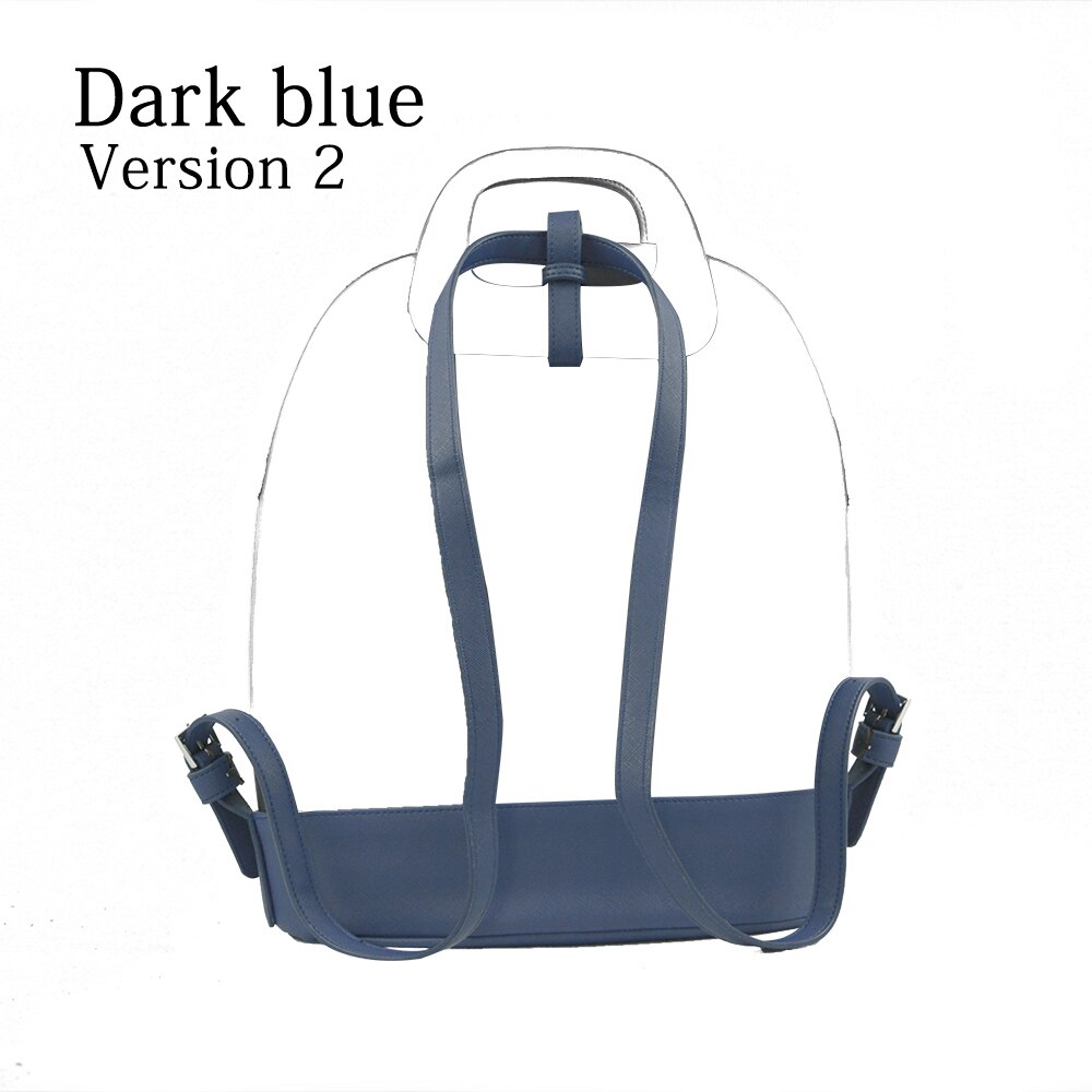 Slim Soft PU Leather Buckle Strap Bottom Backpack belt for Obag 50 O Bag 50: dark blue