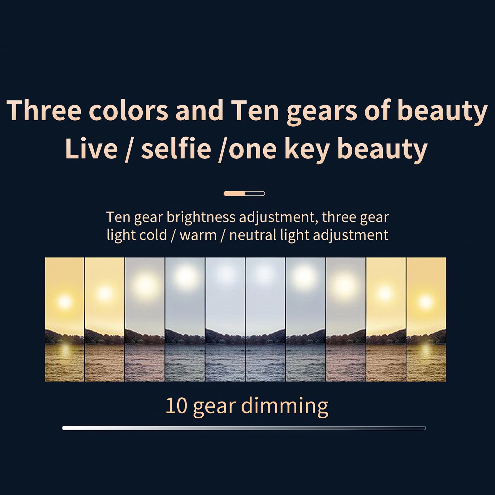 Selfie Ring Light Mobile Phone Live Fill Light Ring Light Integrated Folding Portable Exquisite Fill Light Camera Ring Light