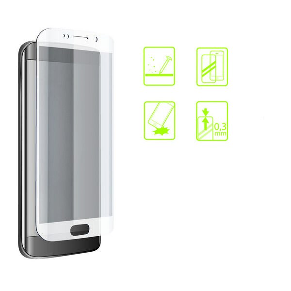 Gebogen Gehard Glas Screen Protector A3 Extreme Full Cover Wit