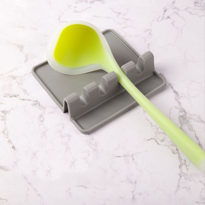 Cuchara de silicona antiadherente para sopa, utensilios de cocina resistentes a altas temperaturas, para arroz, antiquemaduras