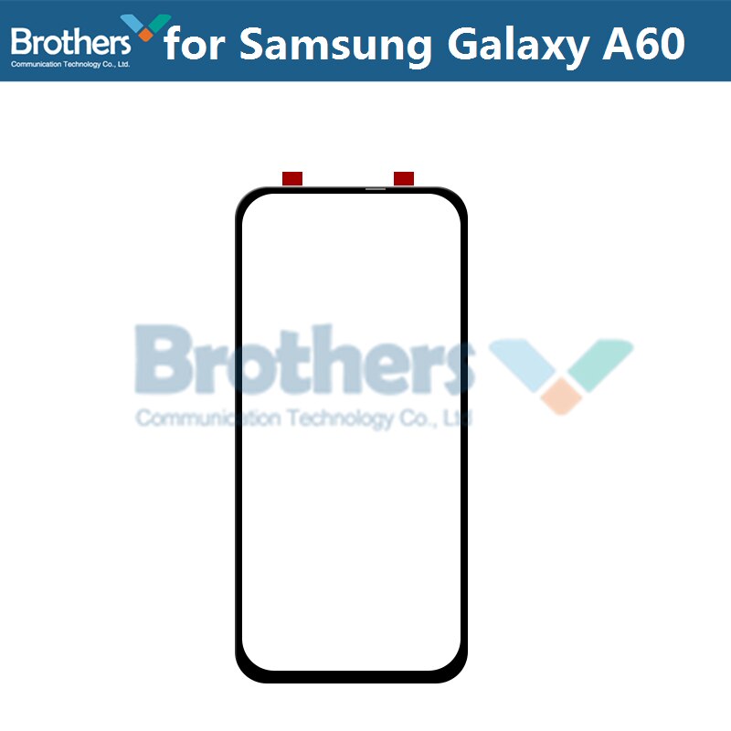 Lente de Cristal exterior para Samsung Galaxy A10, A20, A30, A40, A50, A60, A70, A90, pantalla táctil, cristal frontal LCD de repuesto: 1pcs for A60