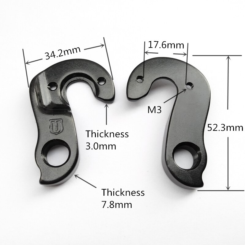 2pcs Road alloy Cycling gear hangers Bicycle Rear Derailleur Hanger dropout for Trek Lexa SLX Emonda Lexa Boone Crockett Domane
