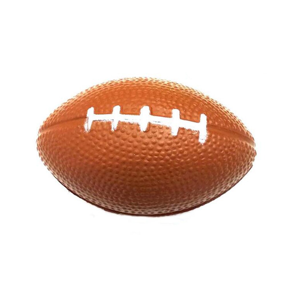 4 piezas de ventilación bolas Mini Rugby pelotas de deportes juguete PU pelotas de Rugby para juegos niños partido favores bolas de juguete de Color al azar