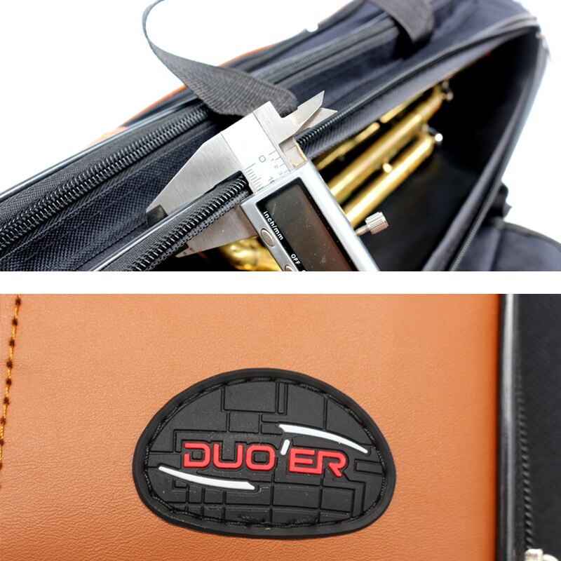 Duoer Trompet Gig Bag 600D Oxford Tas Case Voor Trompet Met Verstelbare Schouderband 10Mm Thicken Gewatteerde Schuim