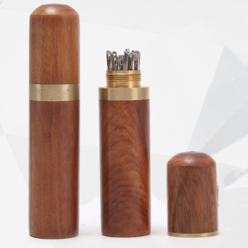 Agujas Multi-tamaño apertura lateral 12 piezas acero inoxidable Darning costura hogar herramientas Mano Needle Sewing