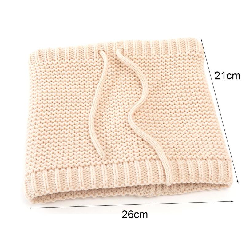 Winter Bib Warm Scarf For Knitted Solid Color Cotton Women Scarf Neck Scarves Comfortable Soft High Knitting Qualit O0Y2