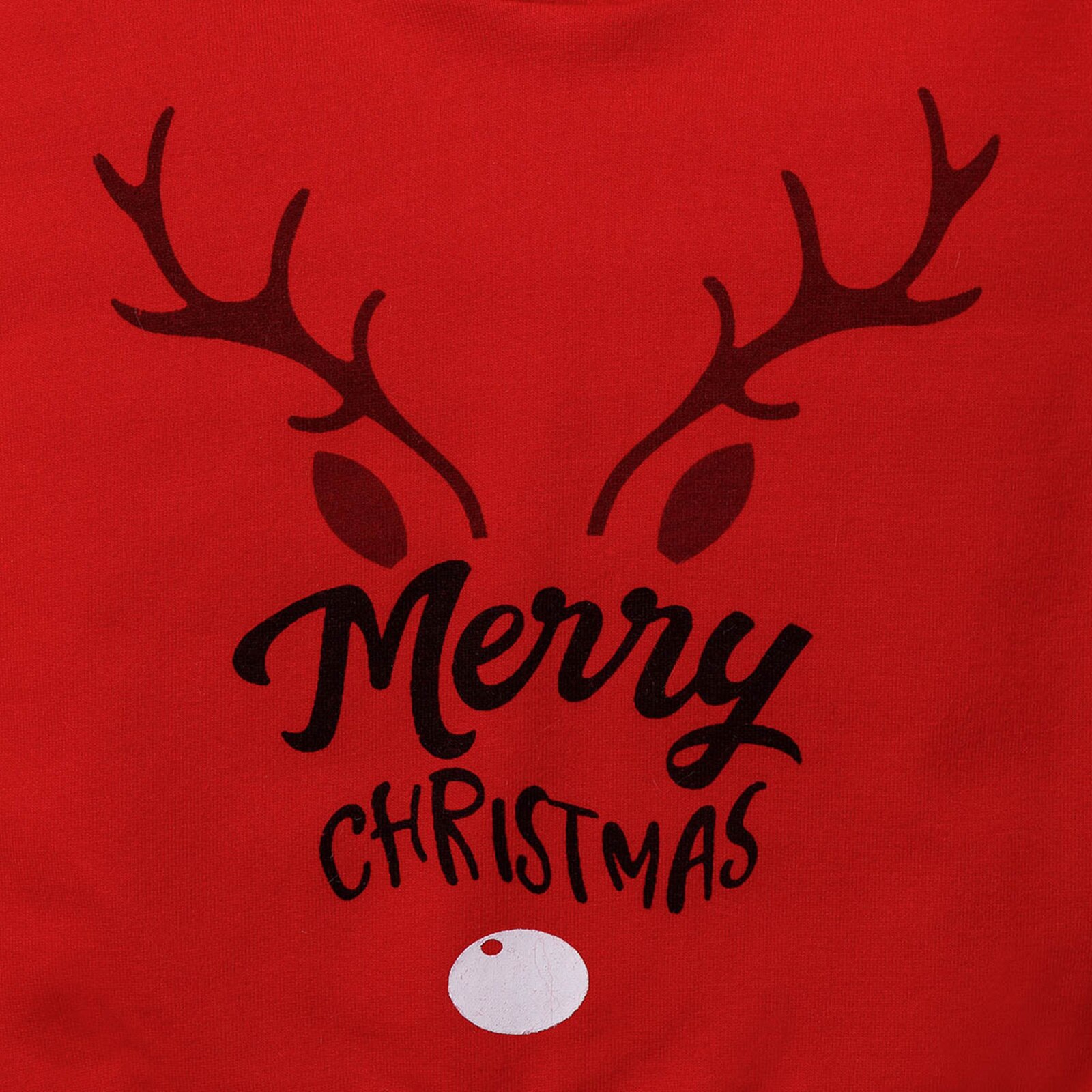 hiver noël 0-4Y infantile bébé fille garçon lettre impression bois à capuche à manches longues sweat haut 2 couleurs