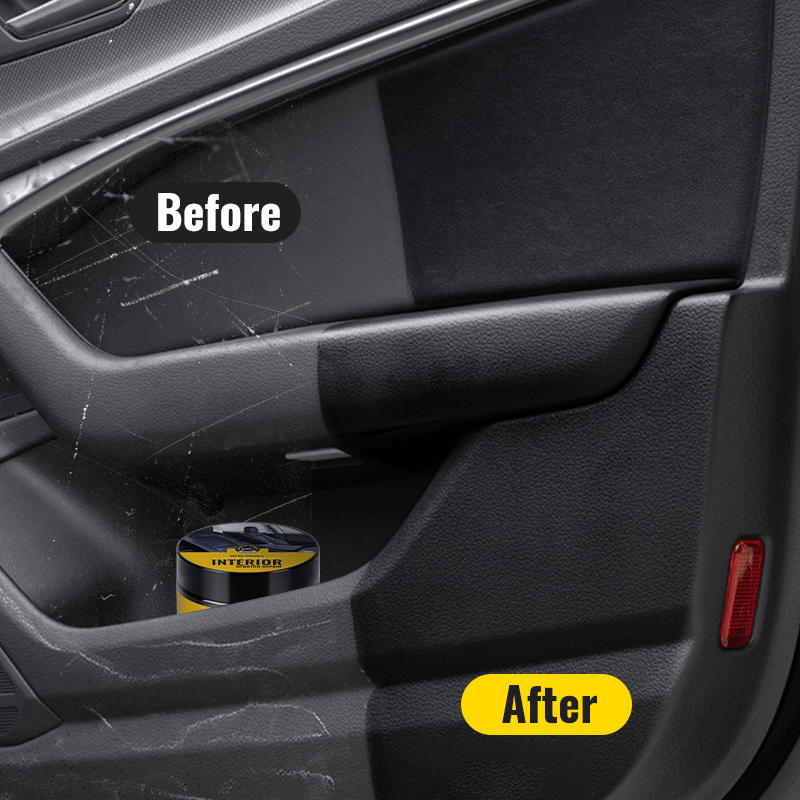 KJM Automotive Interior Scratch Repair Kit - Instrumentenpaneel en plastic reparatiecrème verbetert de glans en herstelt krassen