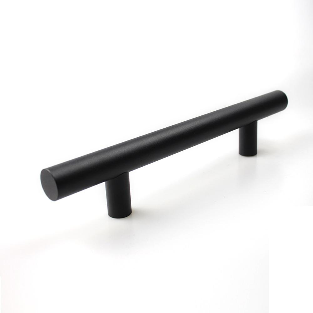 Black Matte Door Handle Barn Garage Durable American Handle Sided Indoor Wooden Door Universal Replacement Furniture