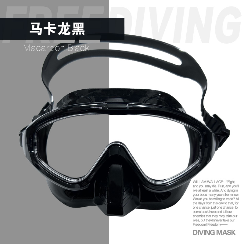Occhialini subacquei regolabili antiappannamento impermeabile Snorkeling subacqueo tuffo maschera occhiali occhiali: Grigio scuro