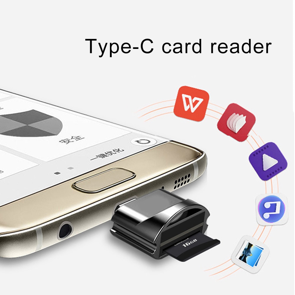 Kortlæser usb 3.0 sd/ micro sd tf otg smart hukommelseskortlæser type c usb-c adapter til huawei samsung xiaomi pc macbook