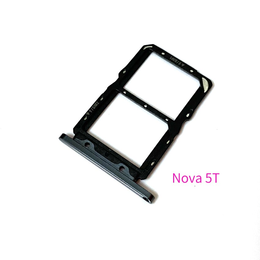 Voor Huawei Nova 5T Sim Card Tray Slot Sim Lade Houder Adapter Socket Voor Honor 20