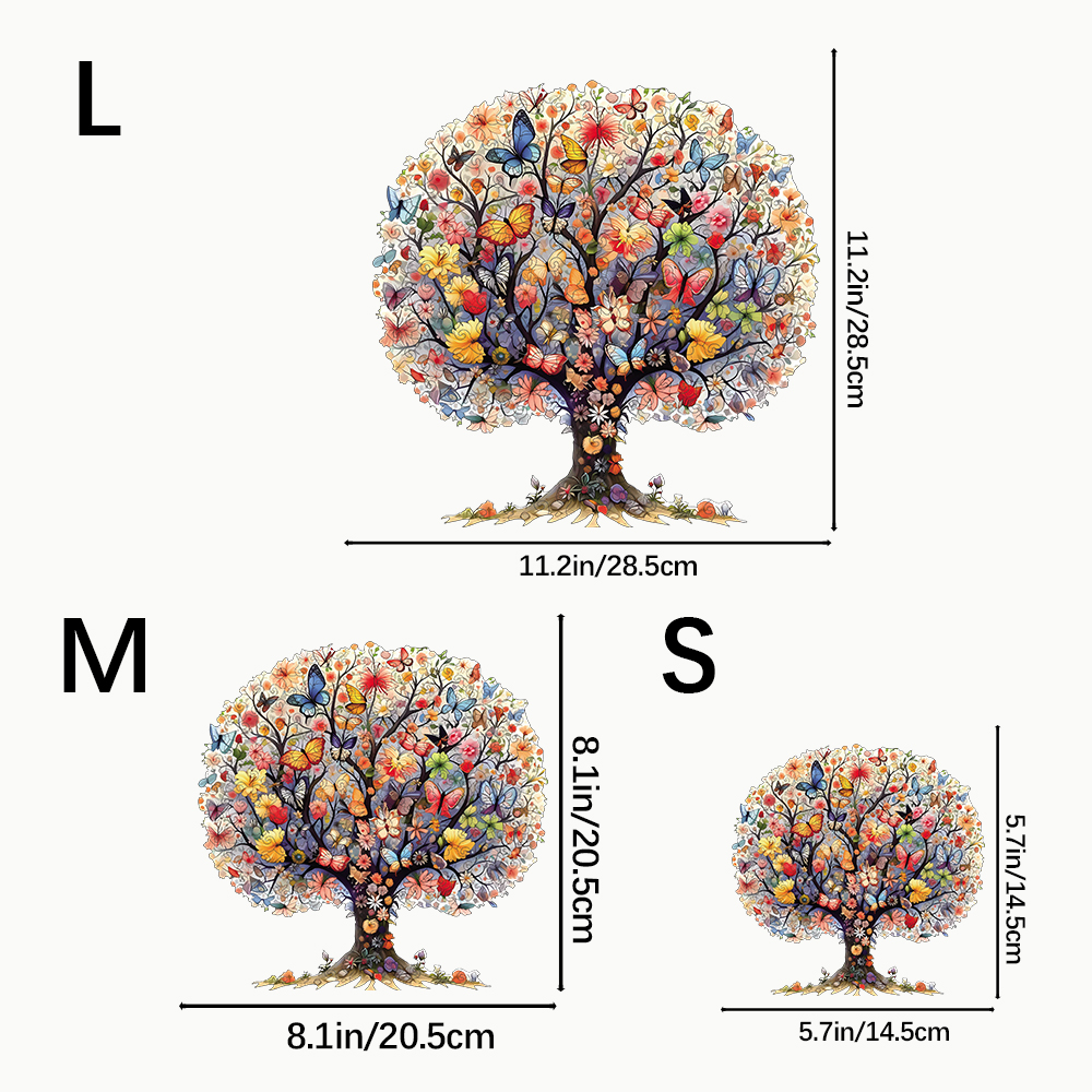 Tree of life Wooden Puzzle, Concentration Training For Adults, Hallowee Christma Birthday , Home Decor
