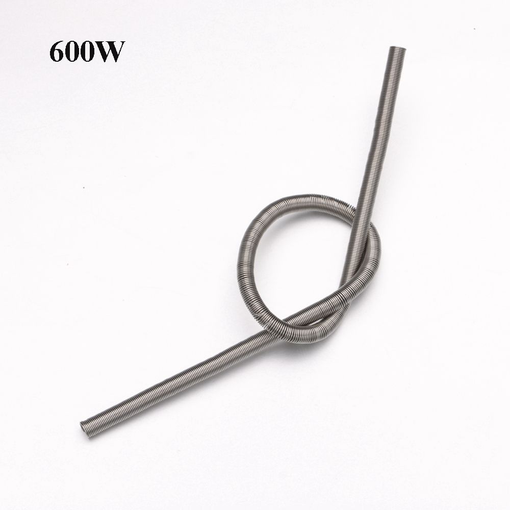 Cable de resistencia para estufa eléctrica, elemento calefactor de 220V, 300/500/600/800 W, máximo 600C, 1 unidad: Blanco
