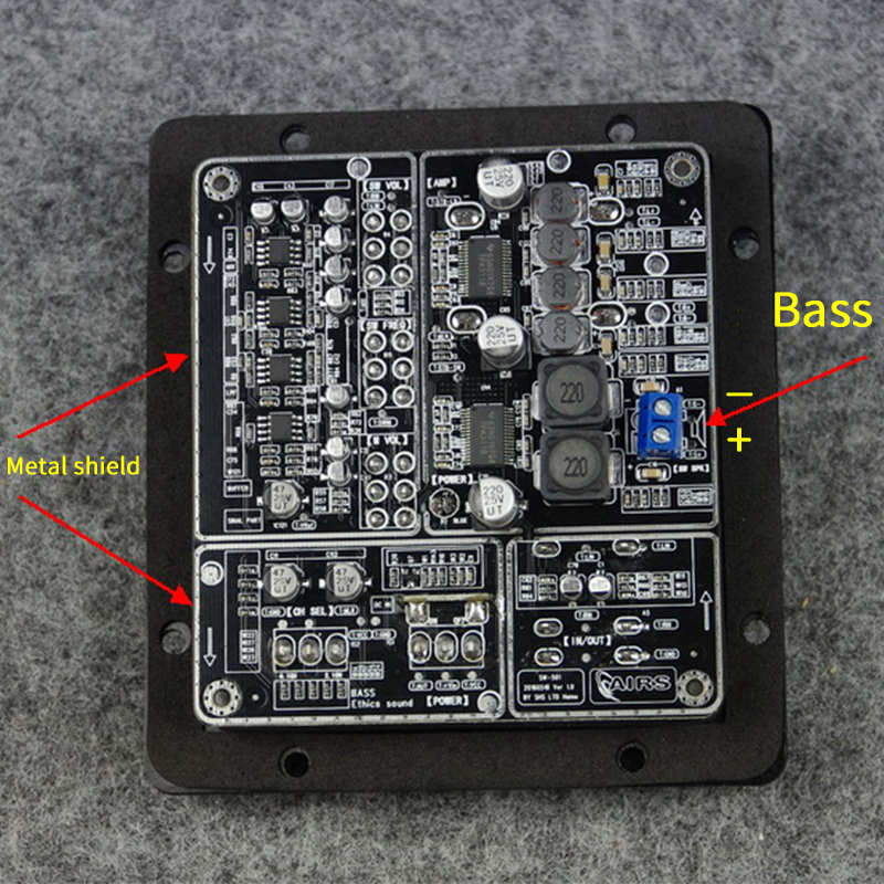 UNISIAN 60W+30W+30W Audio Amplifier TPA3118 2.1 Channels Digital Subwoofer Power Amplifier Home Sound Speaker