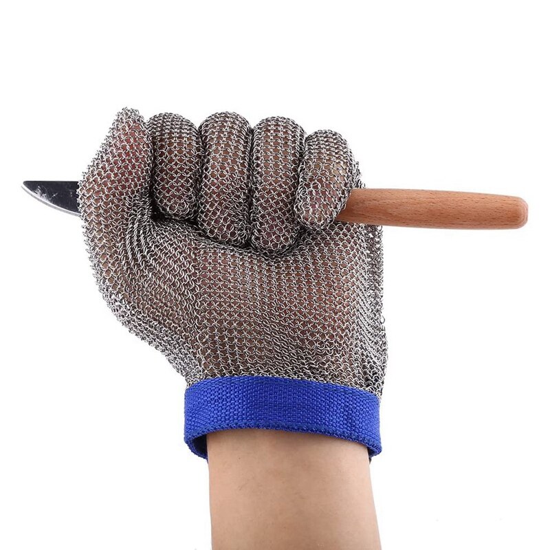 Snijbestendige Rvs Handschoenen 304 Roestvrij Staaldraad Handschoenen Zijn Gebruikt Om Uw Handen Te Beschermen
