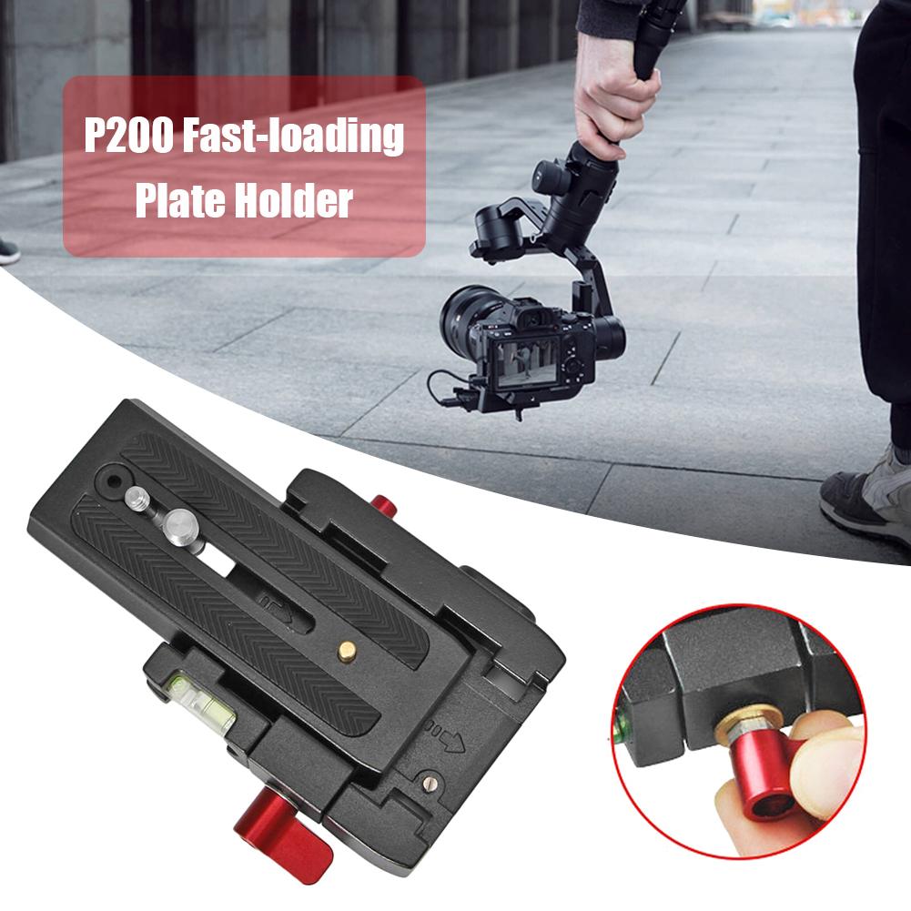 P200 Aluminium Legierung Klemme Adapter Stativ schnell Freisetzung Platte für für Manfo 501 500Ah 701 HDV 503 HDV Q5 Spezifikationen