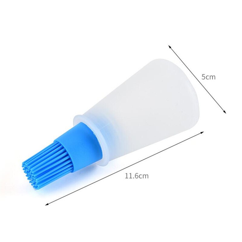 Bouteille d'huile en Silicone Portable avec brosse, pinceaux à gril, huile liquide, pâtisserie, outil de cuisine, outils de cuisine pour barbecue, 1 pièces