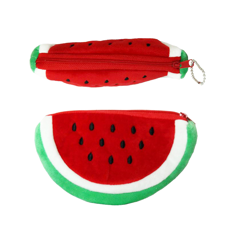 Cute Women Girls Watermelon Bag Coin Purse Favor Fish Extender Handbag Carteira Feminina MSJ99