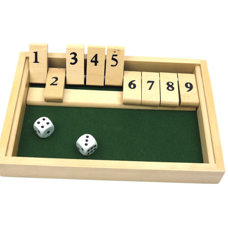 Digital 2 Players Board Games Shut The Box Club Drinking Game Entertainment