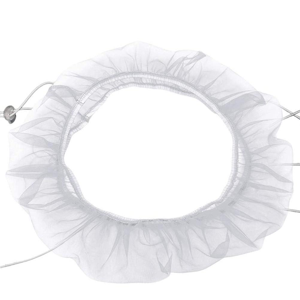 Nylon Mesh Receptor Seed Bird Parrot Cover Soft Easy Cleaning Nylon Airy Fabric Mesh Bird Cage Cover Catcher Bird Supplies #20: white