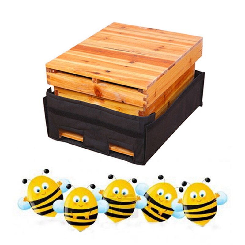 Bee Protect Cover Keep Warm Beehive Cover Thick Canvas Bee Beekeeping Tool For Winter Heat Protective