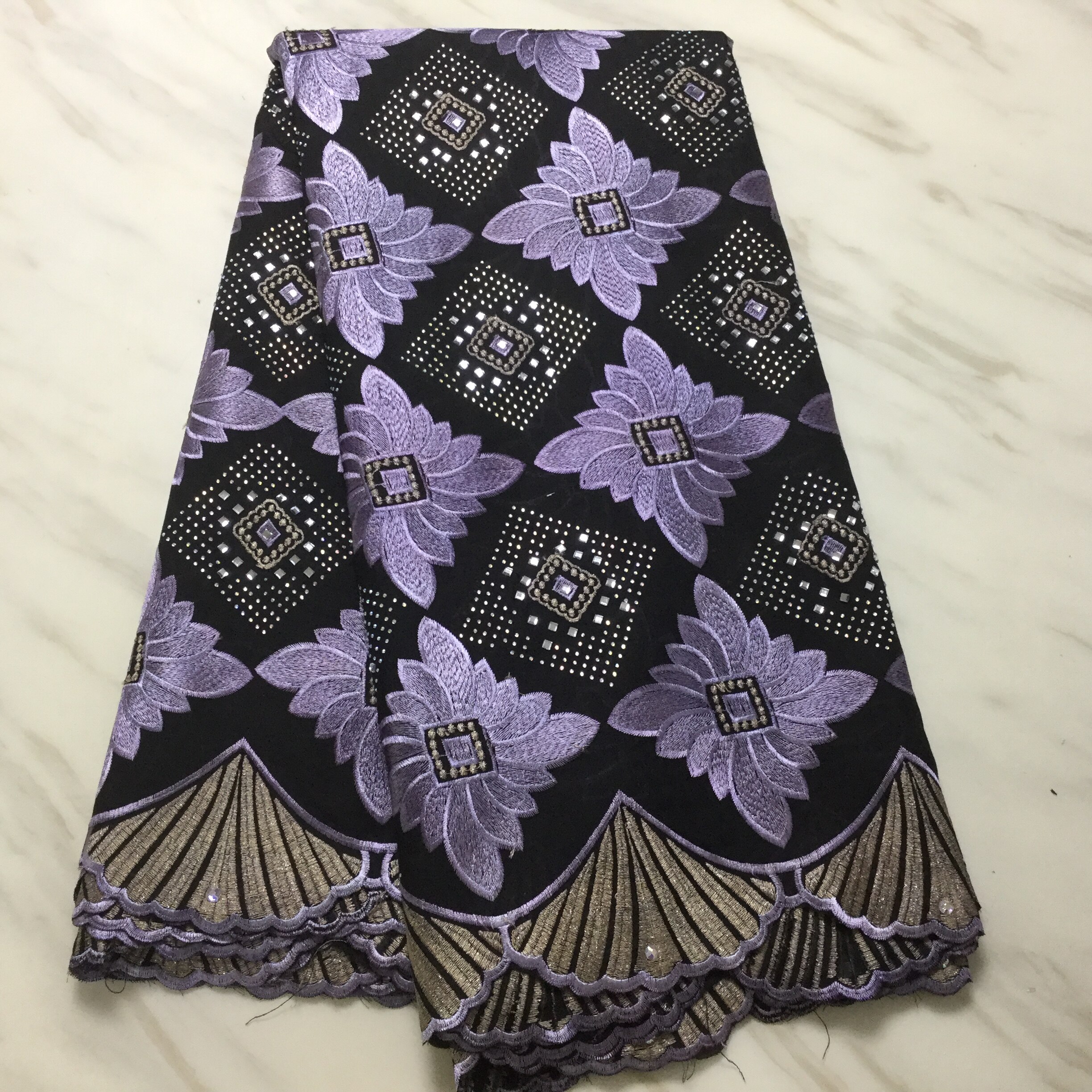 Tissus en dentelle suisse, tissus en coton africain, tissus en dentelle voile de suisse, broderie de , en suisse, style dubaï, 5yards