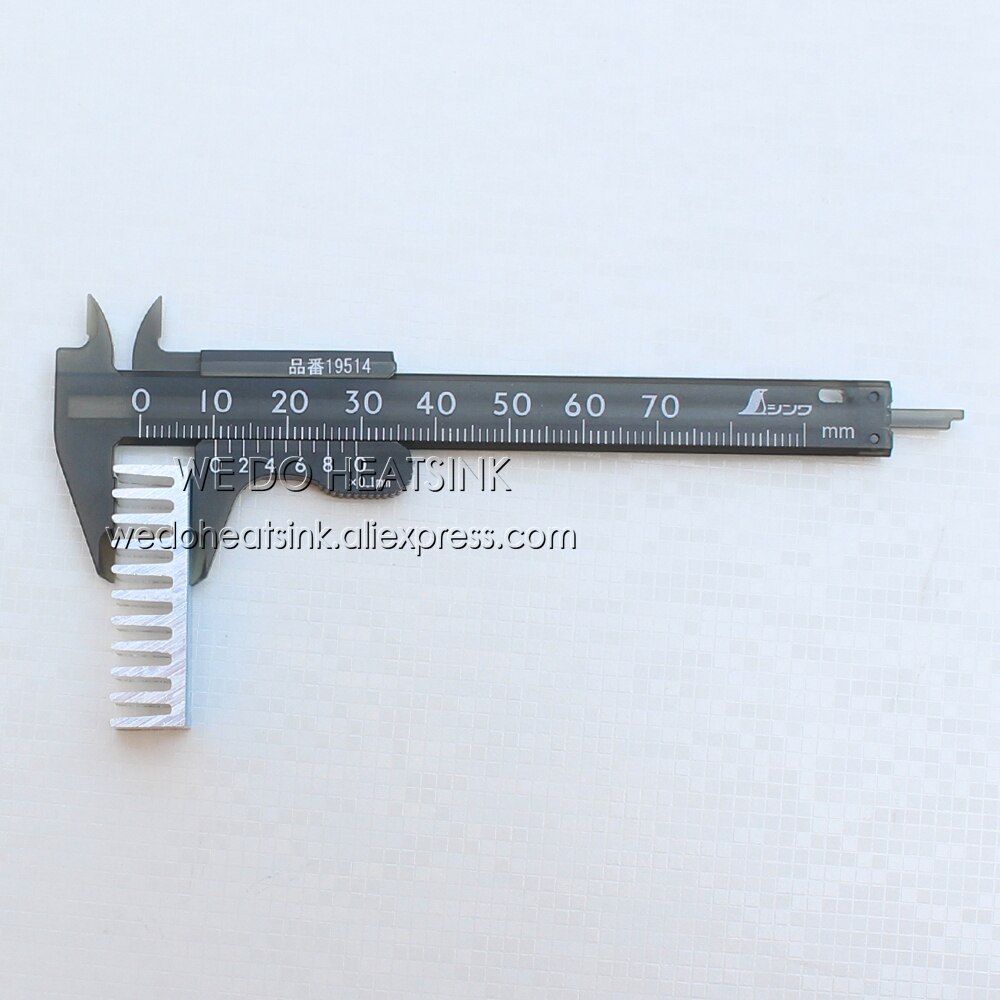 WE DO HEATSINK 10x35x10mm Aluminum DIP Cooling Cooler Heatsink With Blue Thermal Conductive Heat Transfer Adhesive Pad