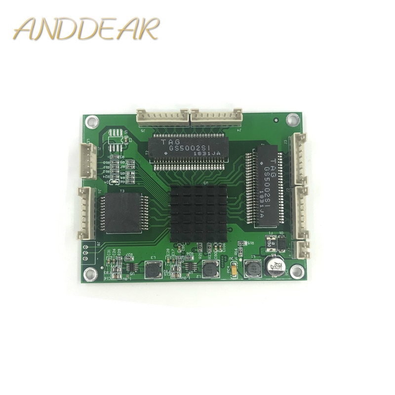Classe Industrial mini 3/4/5 portas switch Gigabit completo para converter 10/100/1000 Mbps equipamento caixa fraco módulo de switch de rede