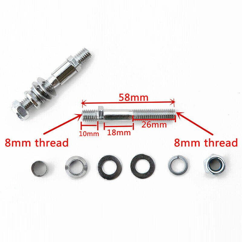 2 stuks 360 graden rotatie universele motorfiets metalen achteruitkijkspiegels motorfiets scooter achteruitkijk zijspiegels