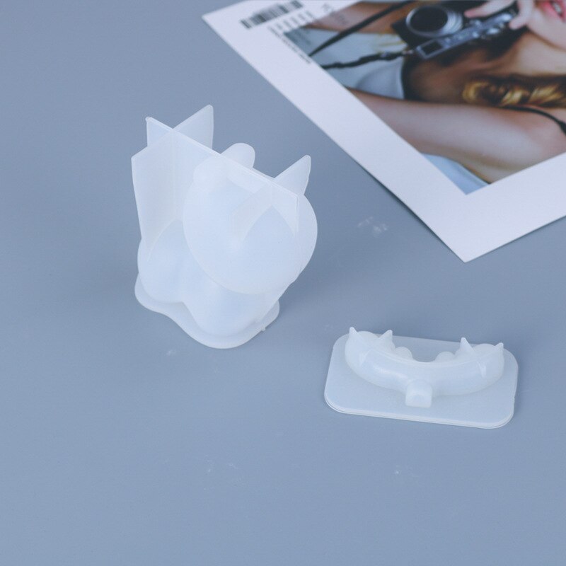 Moldes de resina epoxi alce con cuernos, molde de silicona ciervo, decoración de Navidad DIY, molde de espejo hecho a mano para colgante de joyería: Medium