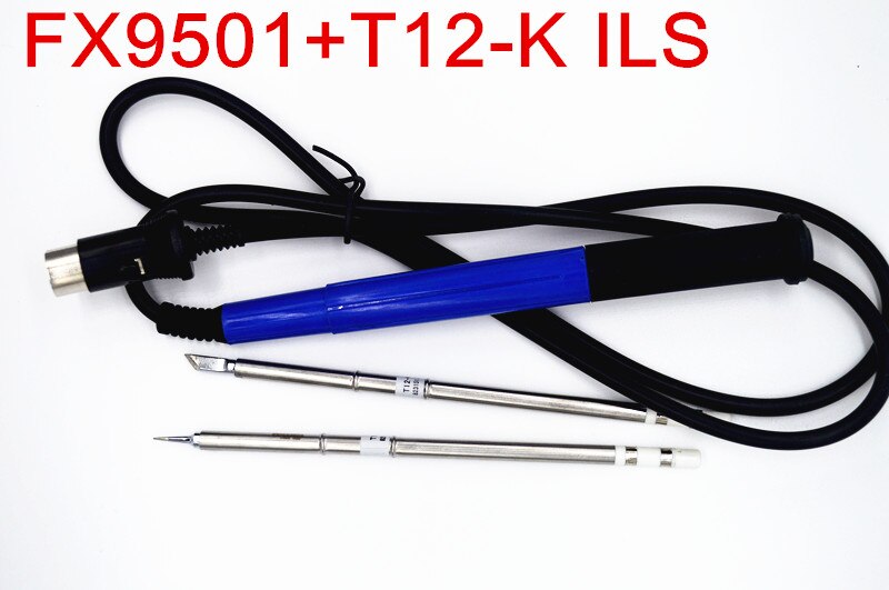 NOVFIX 2pcs T12 Tips with 9501 Handle For Hakko FX951 950 Soldering Station Electric Welding tools soldering