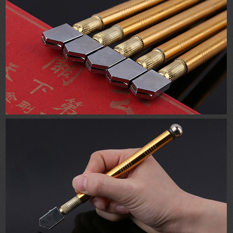Glass Cutting Tool Glass cutter diamond cutter head steel blade cutting tool oil supply -skid metal handle for manual tool
