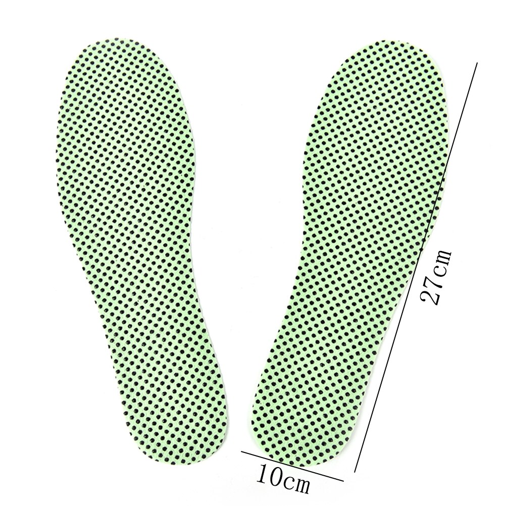 Plantillas de turmalina Natural con autocalentamiento, suelas de invierno, plantillas de reflexología cálidas para plantillas para calzado, plantillas calentadas con autocalentamiento