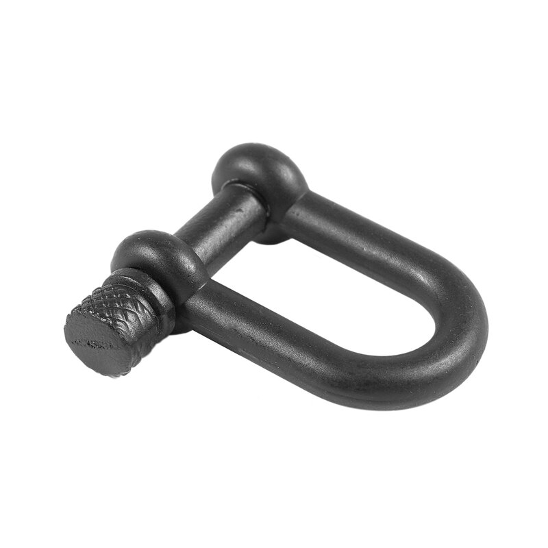 10x U Stijl Zinklegering Verstelbare Sluiting Gesp Voor Paracord Armband Touw Zwart