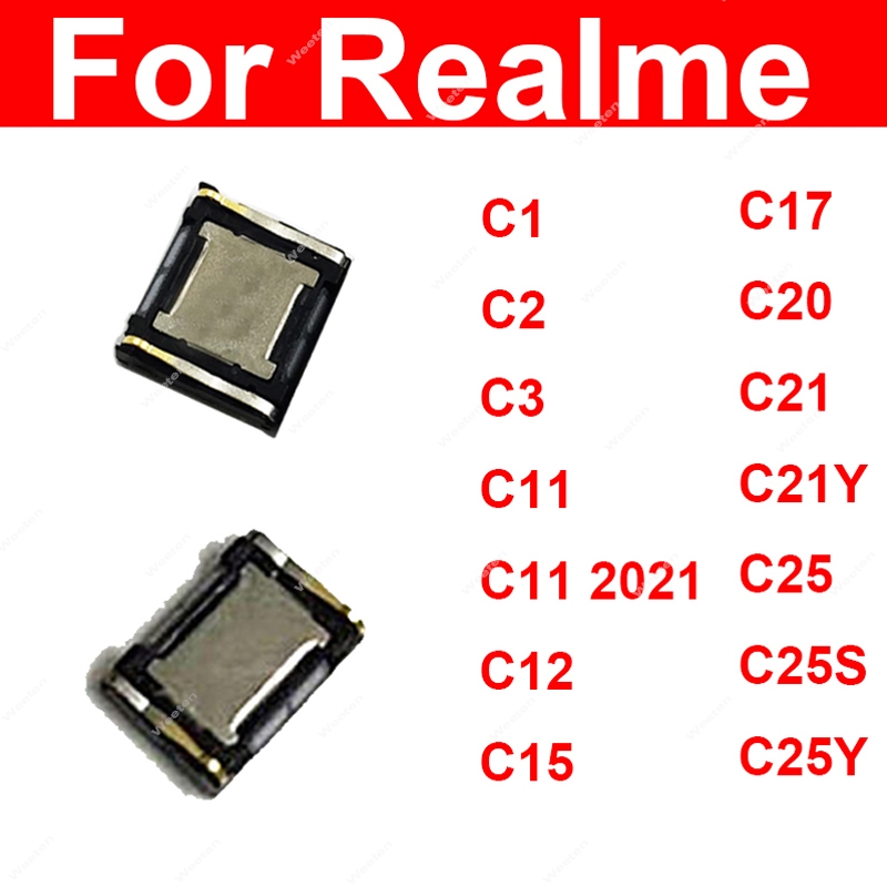 Oortelefoon Luidspreker Voor Realme C1 C2 C3 C11 C12 C15 C17 C20 C21 C21y C25 C 25S C25y Oortelefoon Luidspreker Geluidsdelen