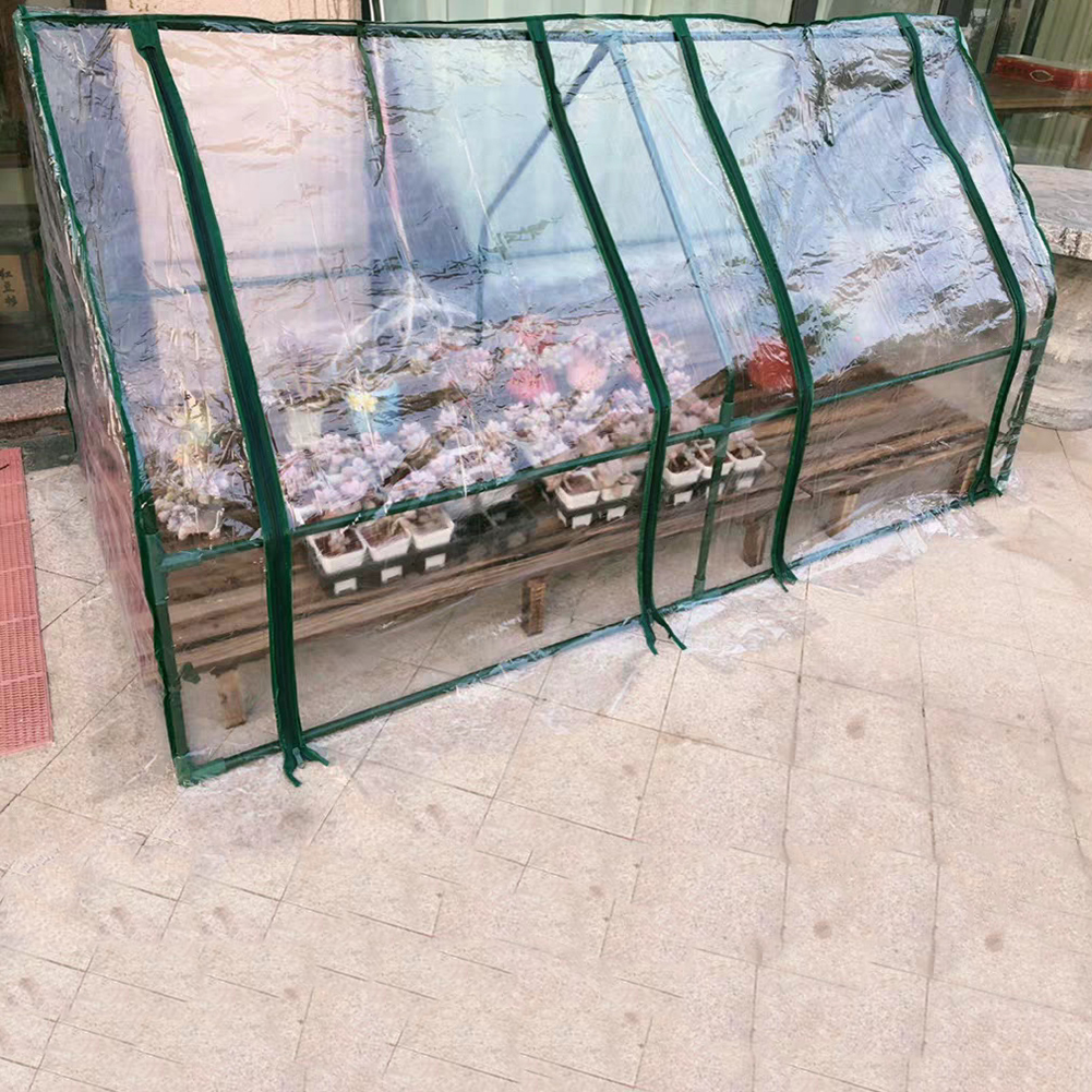 Outdoor Tuin Conservatorium Cover Zonder Beugel Clear Cover PVC Warmtebehoud Kasplant Cover Voor Planten Kinderdagverblijf