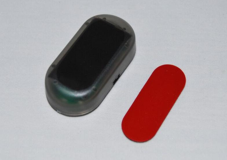 Solar led security lights strobe lights simulation virtual alarm warning free wiring car traffic warning lights security lights