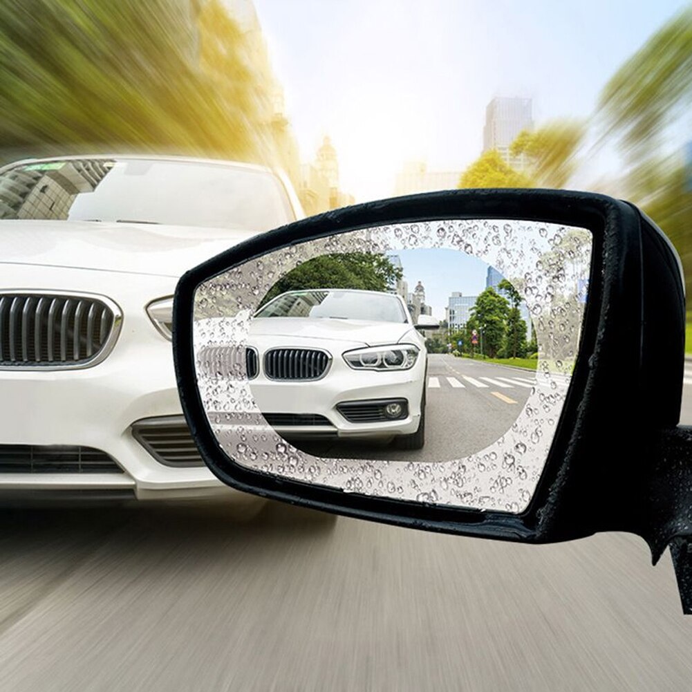 Soft Anti Fog Film Car Rear Mirror Protective Film Window Clear Rainproof Rear View Mirror Protective Anti-glare Clear Film