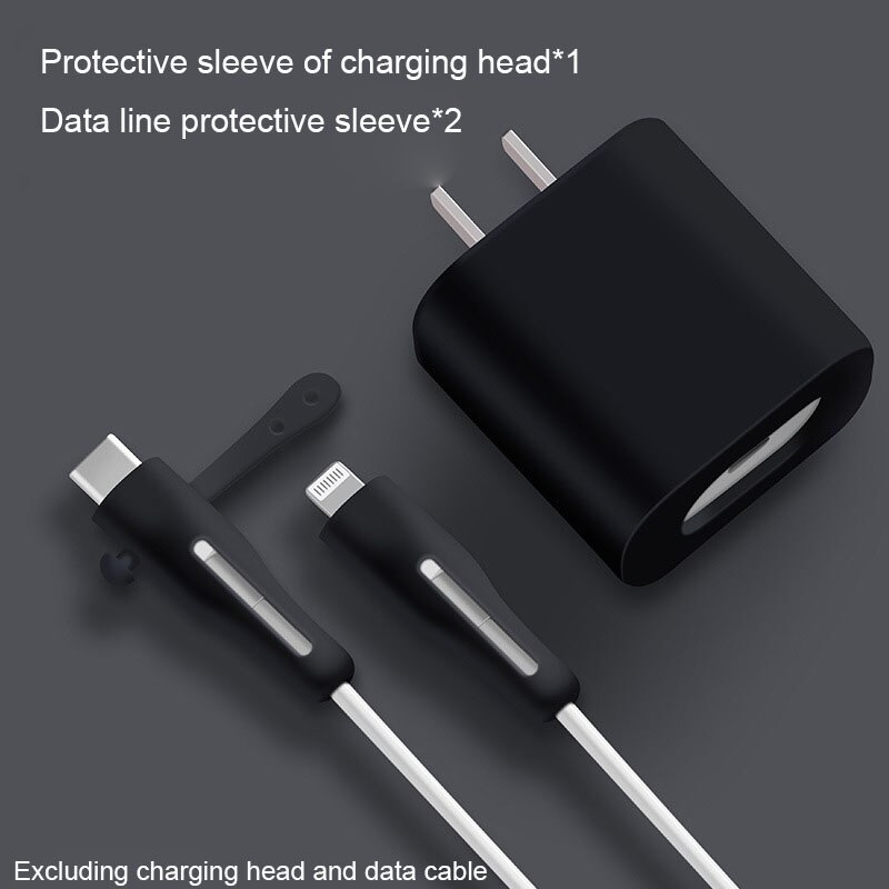 Osłona kabla do iPhone 11Pro 12 szybkie ładowanie 20W osłona głowicy ładowarki kabel USB przewód ochronny kabel ochronny