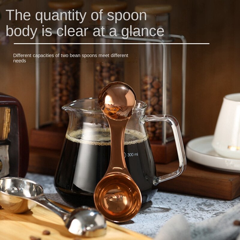 Meet Scoop Koffie Scoop, Roestvrij Staal Meten Lepel Voor Gemalen Koffie, Espresso, Koffiebonen